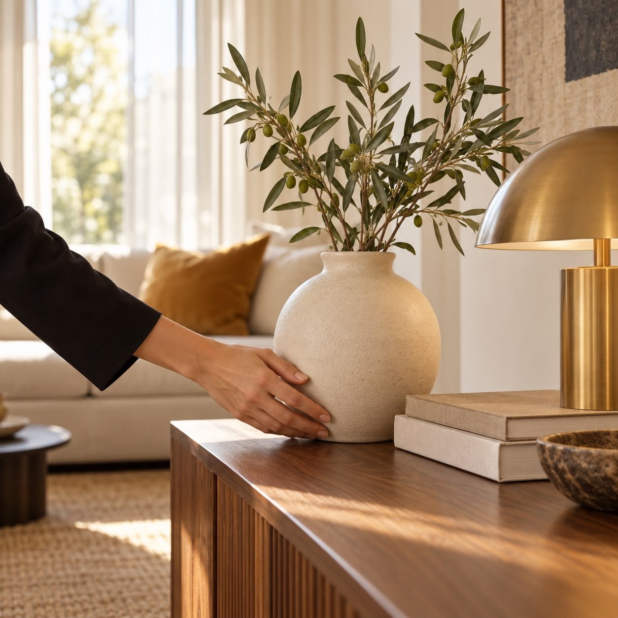 Detalhe de decoração em Home Staging Signature