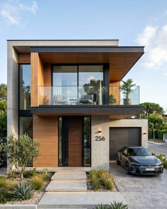 Fachada moderna Habitusduo